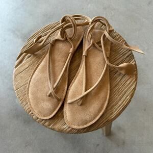 NWOT By James Women's Jenne Nude Suede Sandals Size 9